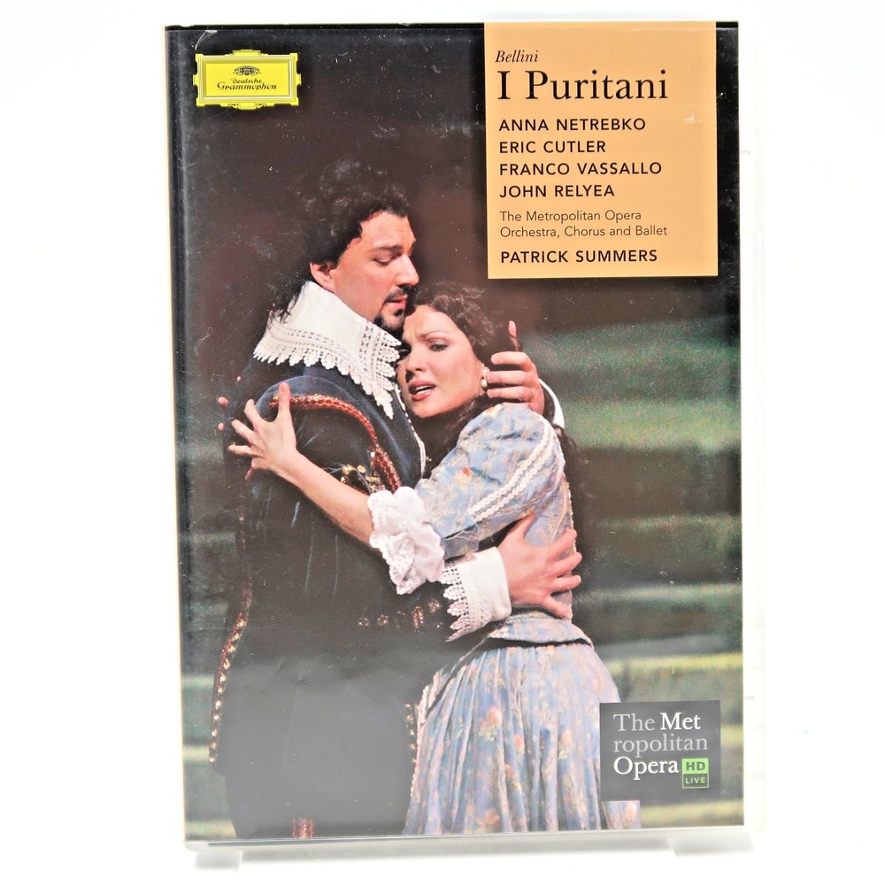 Bellini I Puritani DVD 2007 Anna Netrebko Eric Cutler Patrick Summers Met Opera